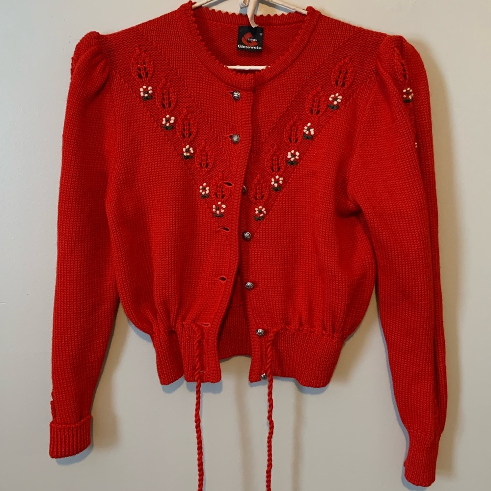 Embroidered Giesswein Vintage cardigan